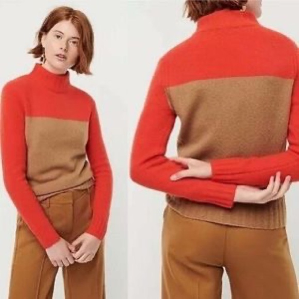 J. Crew Color Block Sweater